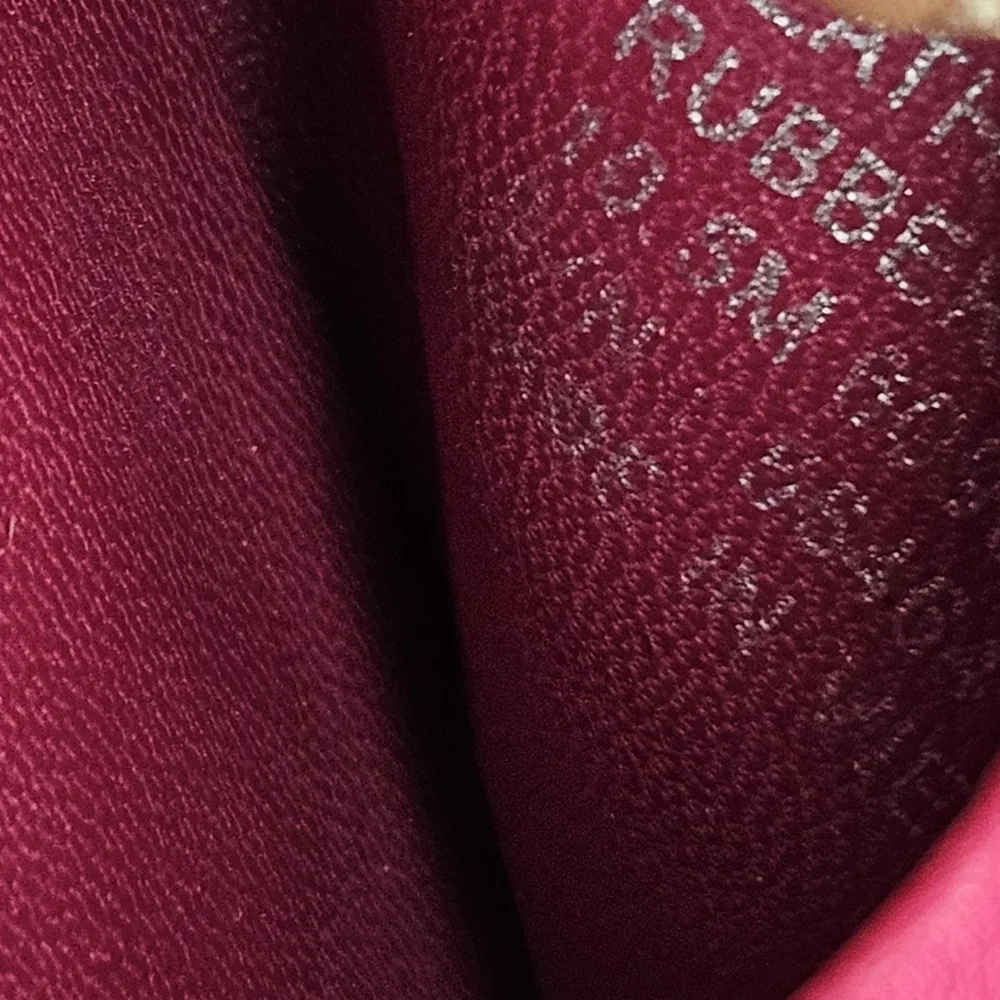 Tory Burch Minnie Flats Size 10.5 Dark Azalea Hot Pink Leather Logo Designer - Picture 9 of 9